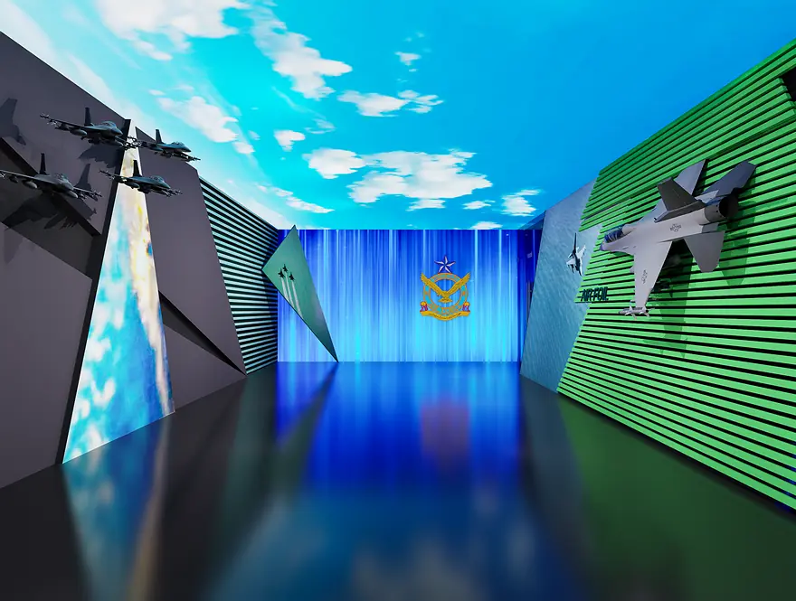 Event and exhibition design render by Saud Visuals