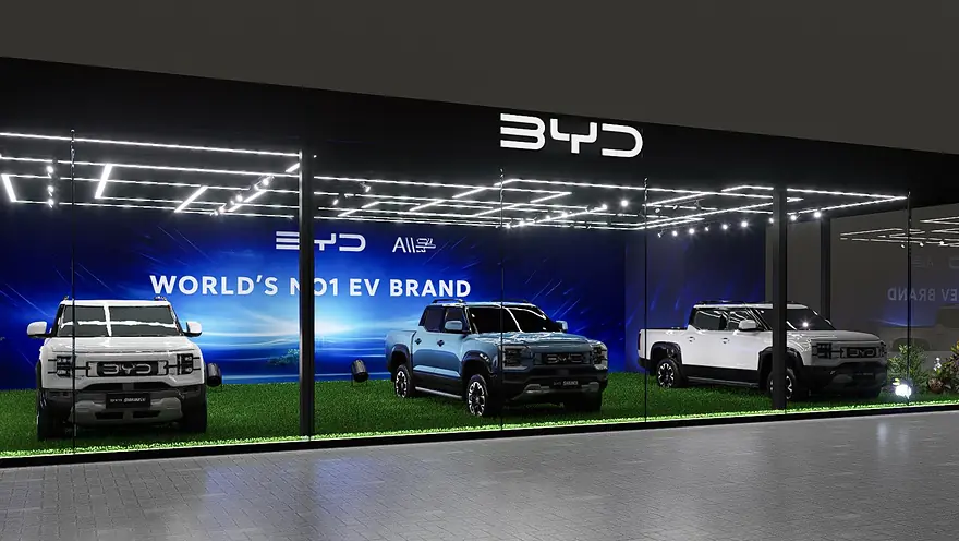 BYD Exhibition Booth